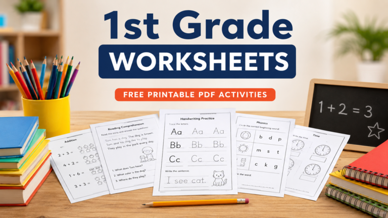 1st grade worksheets