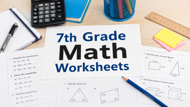 7th grade math worksheets